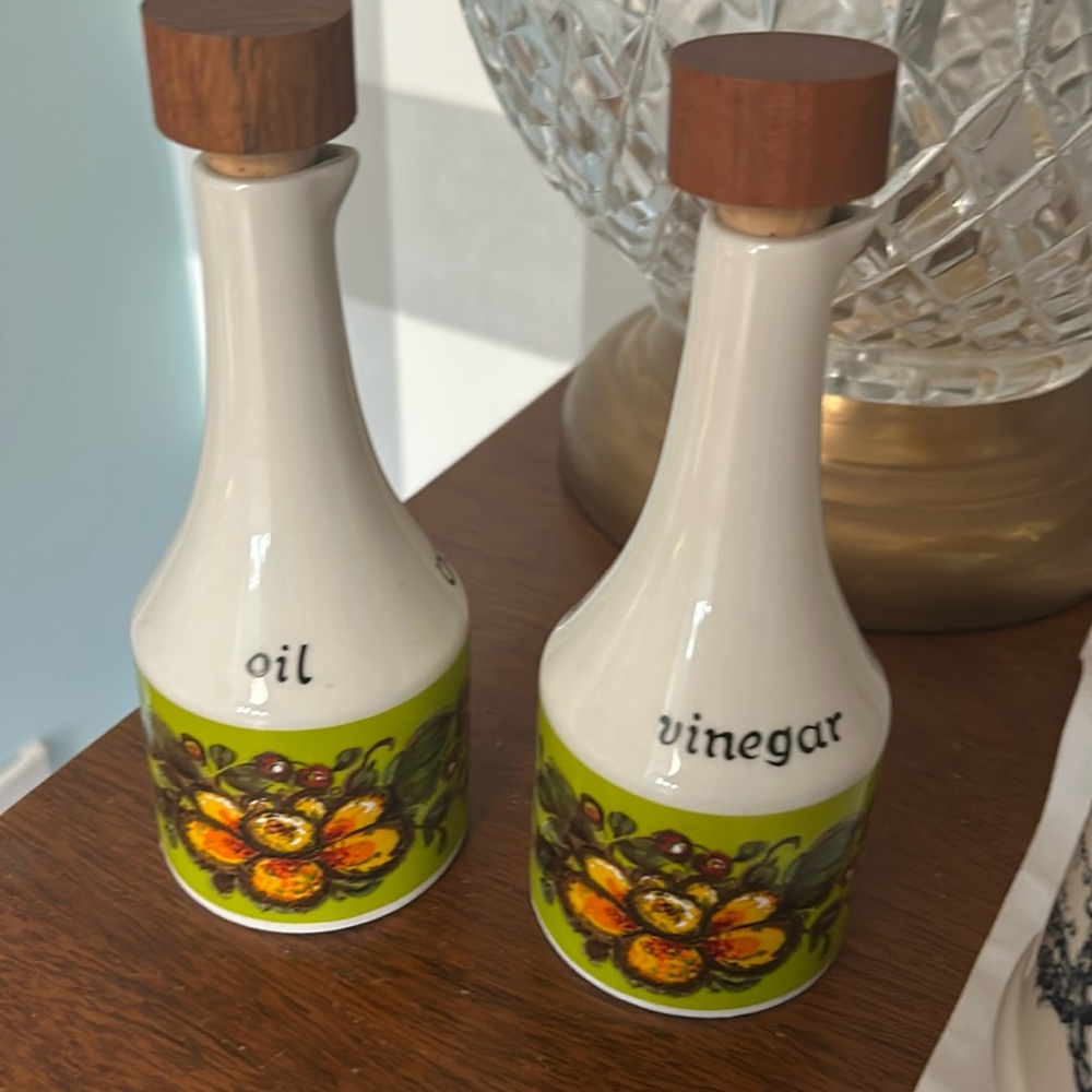Vintage Oil and Vinegar